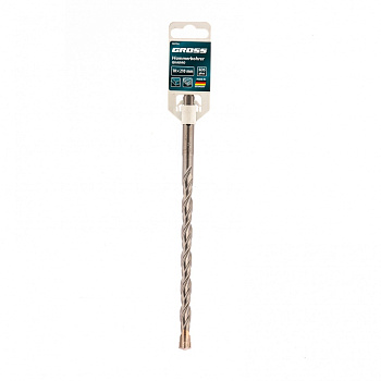 Бур по бетону QUADRO, 10 x 210 мм, SDS PLUS Gross