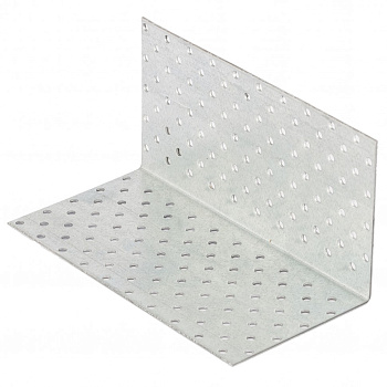 Крепежный уголок равносторонний  2 мм,   KUR 100 x 100 x 200 мм Россия Сибртех