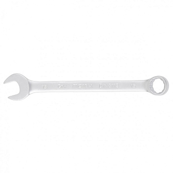 Ключ комбинированный, 15 мм, CrV, матовый хром Matrix Ключ комбинированный, 15 мм, CrV, матовый хром Matrix