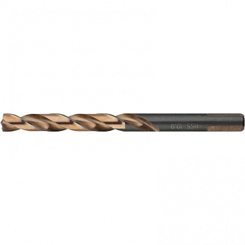 Сверло спиральное по металлу, 4.8 x 80 мм, Р9М3, многогранная заточка Барс