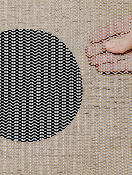 Сетка "Железный слон" стороны ромба 3х3 пер. 0.5мм 1000х5000 оцинкованная