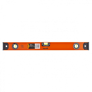 Уровень алюминиевый "Рельс", 600 мм, 3 глазка (1 поворотный) Sparta