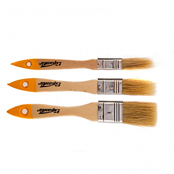 Набор кистей, 3 шт. (плоские 1/2",3/4",1".)// Sparta