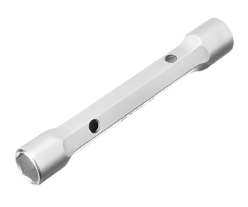 Ключ трубчатый торцевой усиленный, 17х19 мм, CrV Stels