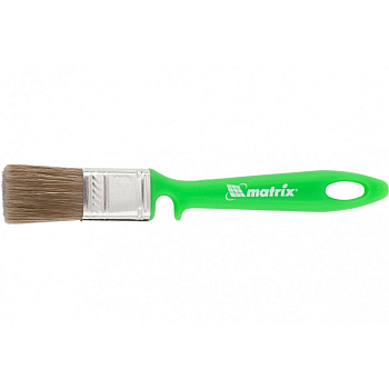Кисть флейцевая "РАБОТЫ ПО ДЕРЕВУ" Color Line  25x10 мм// Matrix