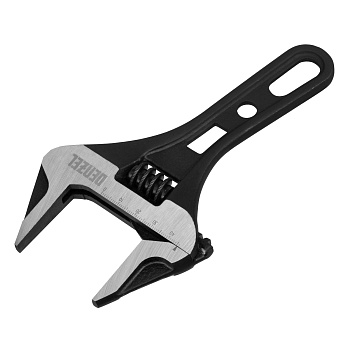 Ключ разводной 185 мм, CrV, кованый, укороченная рукоятка Denzel Ключ разводной 185 мм, CrV, кованый, укороченная рукоятка Denzel