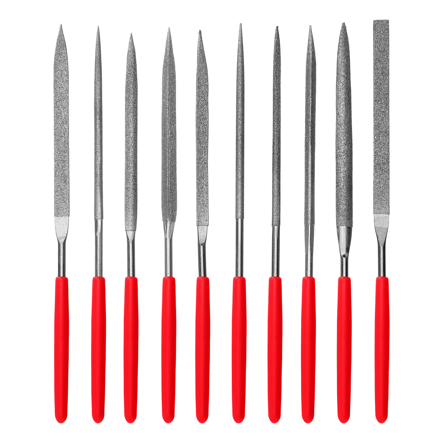 Набор надфилей алмазных 140 х 70 х 3 мм, 10 шт Matrix Набор надфилей алмазных 140 х 70 х 3 мм, 10 шт Matrix