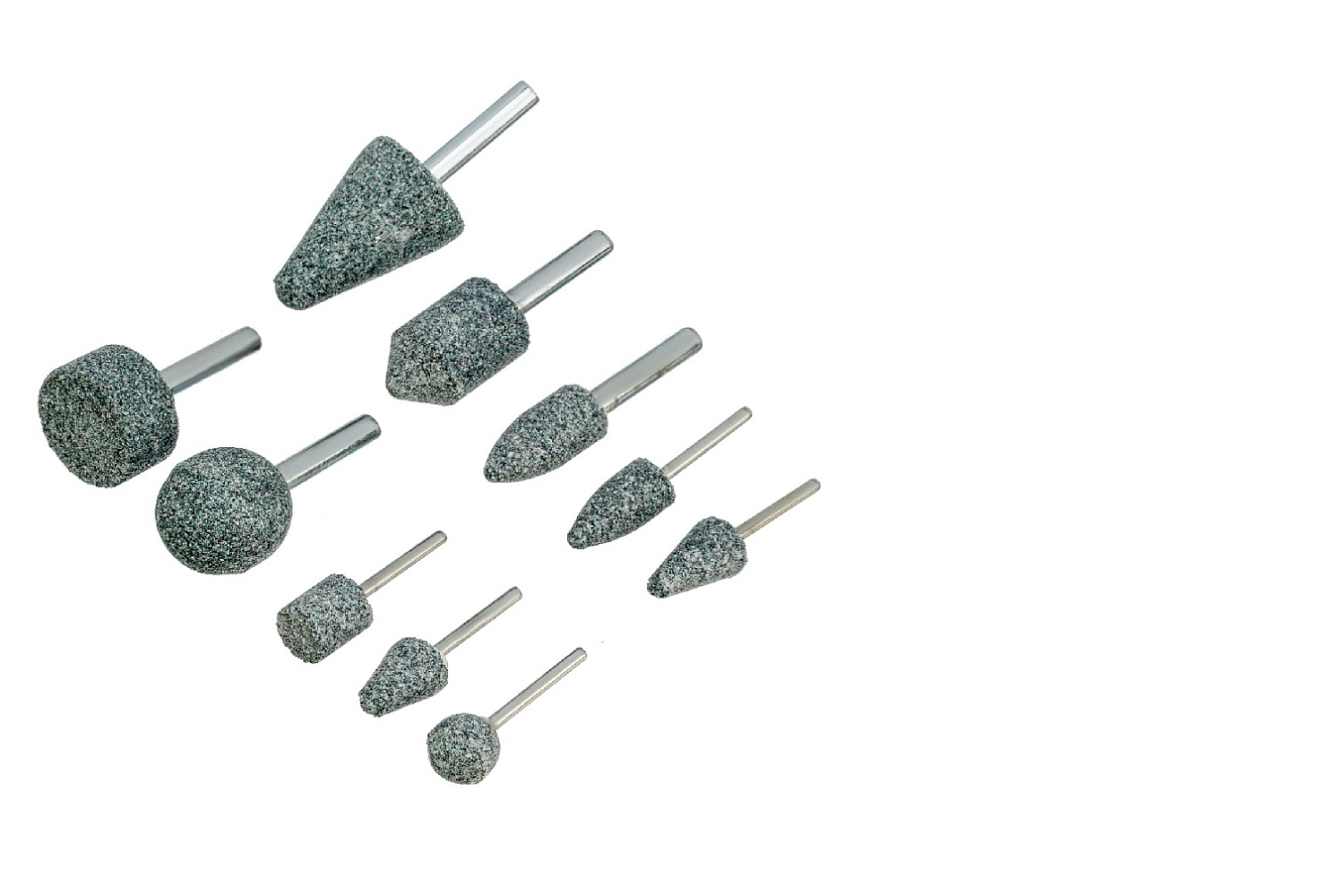 Набор шарошек для дрели (ПШМ), 10 шт Denzel