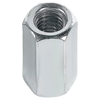 ПРОМ Гайка М10 переходная, оцинк. DIN 6334 (Коробка ~ 600 шт.) (цена за 1000 шт)