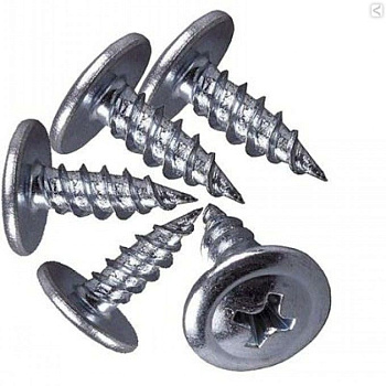 Саморез с прессшайбой острый цинк М4,2х16 (0,500кг~345шт)