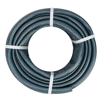 Шланг поливочный армированный ПВХ 1/2", 25 м, урожайный// Сибртех