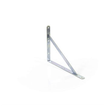 Кронштейн усиленный, 400 х 280 х 30 х 4 мм, оцинкованный Сибртех