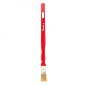Кисть флейцевая удлиненная, 25x10, натуральная щетина, пластиковая ручка// Matrix 