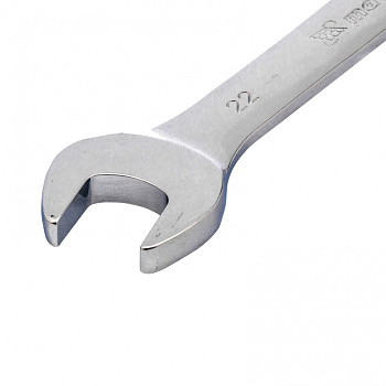 Ключ комбинированный трещоточный, 22 мм, CrV, зеркальный хром Matrix Ключ комбинированный трещоточный, 22 мм, CrV, зеркальный хром Matrix