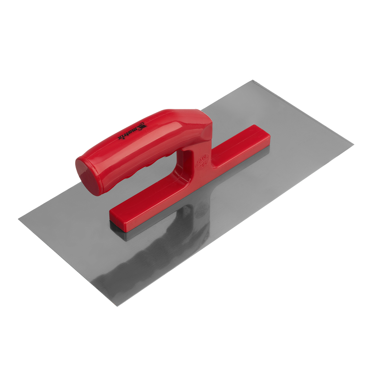 Гладилка стальная, 280 х 130 мм, зеркальная полировка, пластмас. ручка// Matrix