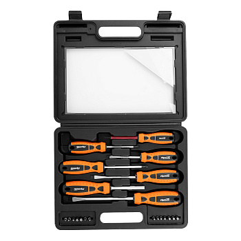 Набор отверток, биты, двухкомпонентные рукоятки, 21 предмет Sparta