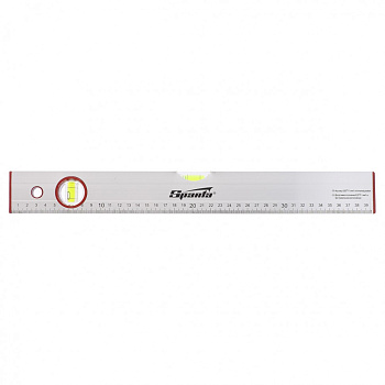 Уровень алюминиевый, 400 мм, 2 глазка, линейка Sparta