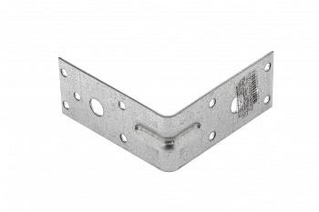 Крепежный уголок усиленный 1.7 мм, KUU 90 x 90 x 40 мм Россия Сибртех