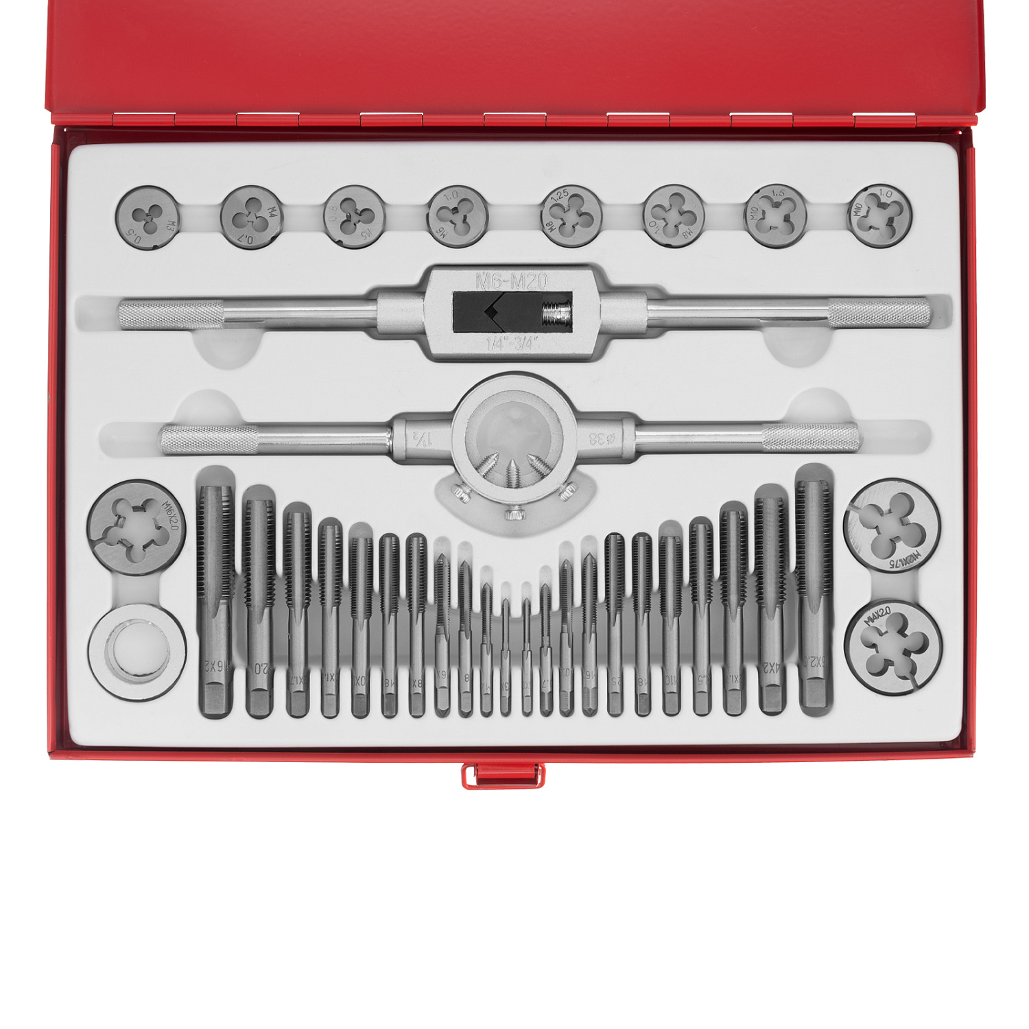 Набор метчиков и плашек М3-М16, 36 предметов Matrix