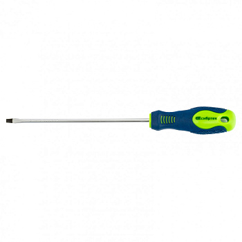Отвертка, SL4 х 150 мм, CrV, двухкомпонентная рукоятка Сибртех