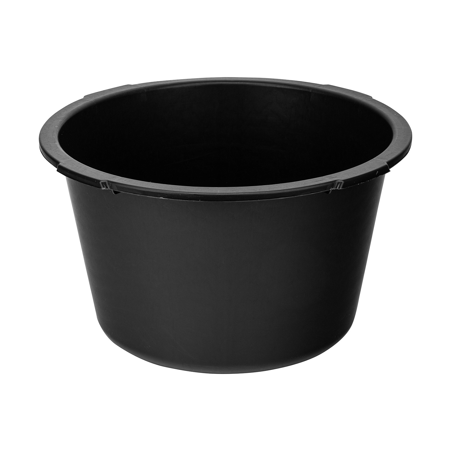 Таз строительный круглый, черный, 30л, Россия// Сибртех