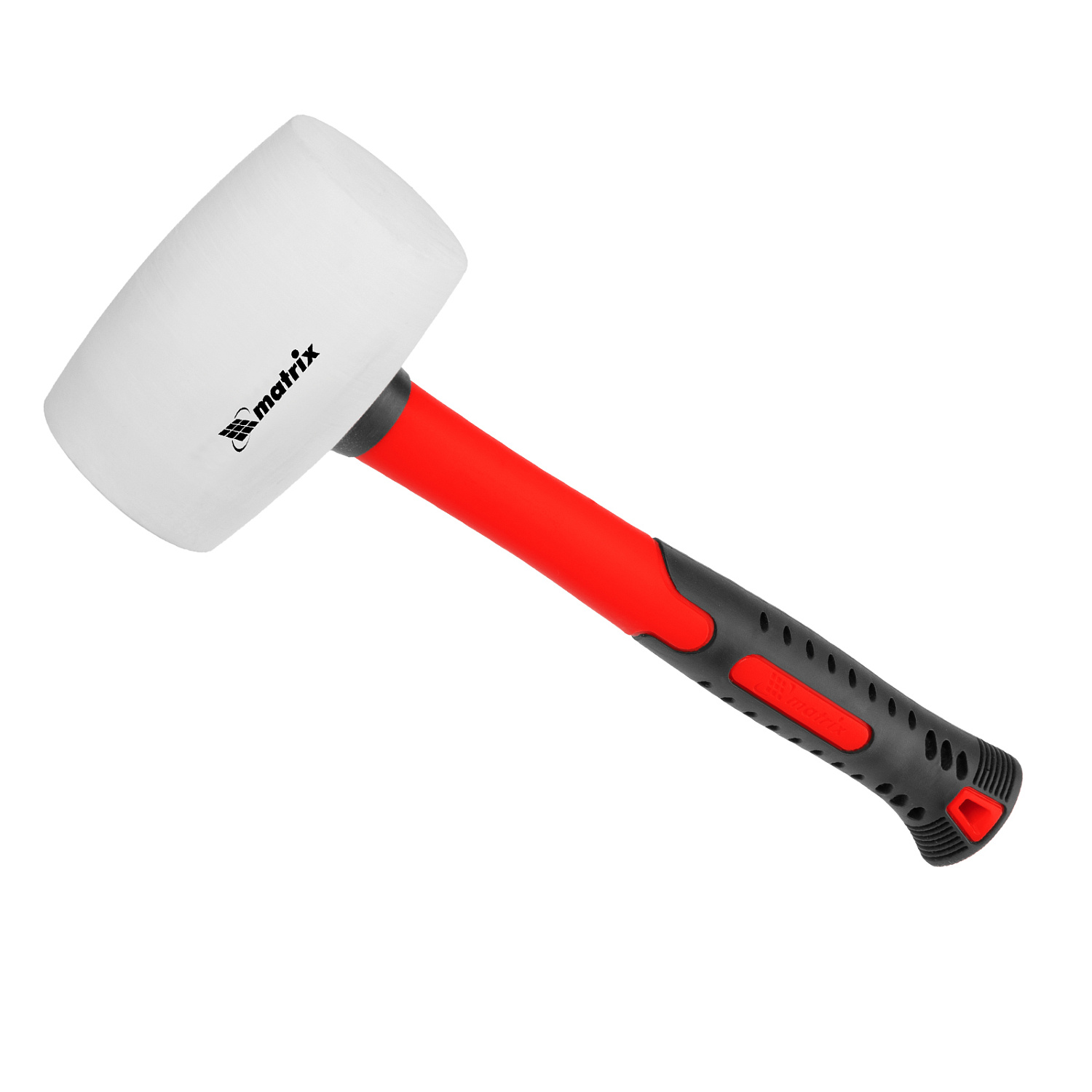 Киянка резиновая, 450 г, белая резина, фибергласовая рукоятка Matrix Киянка резиновая, 450 г, белая резина, фибергласовая рукоятка Matrix