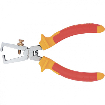 Клещи для снятия изоляции Insulated, 160 мм, двухкомпонентные рукоятки Matrix Professional Клещи для снятия изоляции Insulated, 160 мм, двухкомпонентные рукоятки Matrix Professional