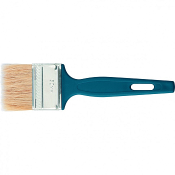 Кисть флейцевая "Эксперт", 25x6, натуральная щетина, пластиковая ручка// Сибртех