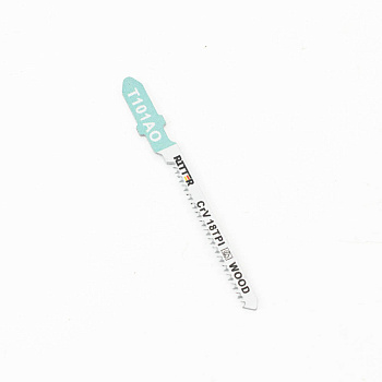 Пилки для лобзиков Ritter Eco по дереву Т101AO CrV 75/50мм, шаг 1,4 мм 18 TPi (Чистый криволинейный рез) (2 шт. в уп.) (200/25/1)