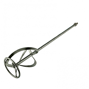 Насадка для миксера, для тяжелых растворов,120 х 590 мм, оцинкованная,хвостовик резьба М14// Сибртех