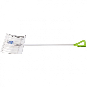 Лопата для уборки снега алюминиевая, 470 х 350 х 1370 мм, стальной черенок, Россия, Сибртех