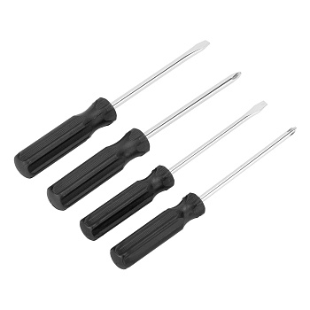 Набор отверток 4 шт, SL5 x 100.6 x 100, PH1 x 100, 2 x 100, углеродистая сталь, пластиковая рукоятка Sparta Набор отверток 4 шт, SL5 x 100.6 x 100, PH1 x 100, 2 x 100, углеродистая сталь, пластиковая рукоятка Sparta