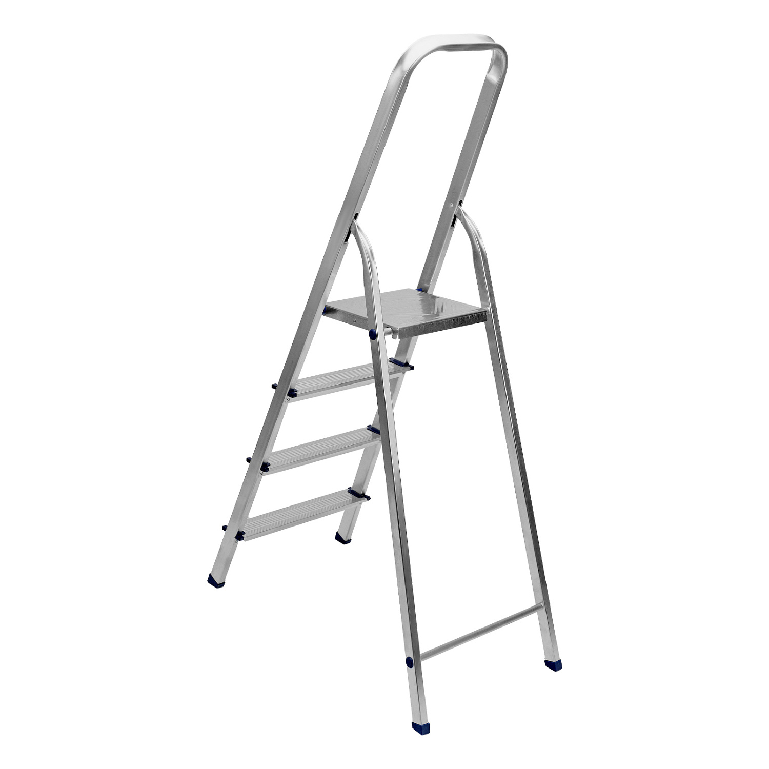 Стремянка, 4 ступени, алюминиевая, Россия, Сибртех