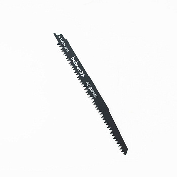 Пилки Bohrer для сабельной пилы по дереву S1531L HCS 240 мм, шаг 5 мм (Быстрый грубый рез) (2 шт. в уп)