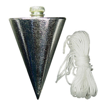 Отвес конусный, 100 г, шнур 5 м// Matrix