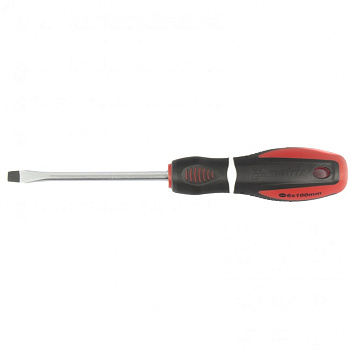 Отвертка "Era", SL6 х 100 мм, CrV, трехкомпонентная рукоятка Matrix