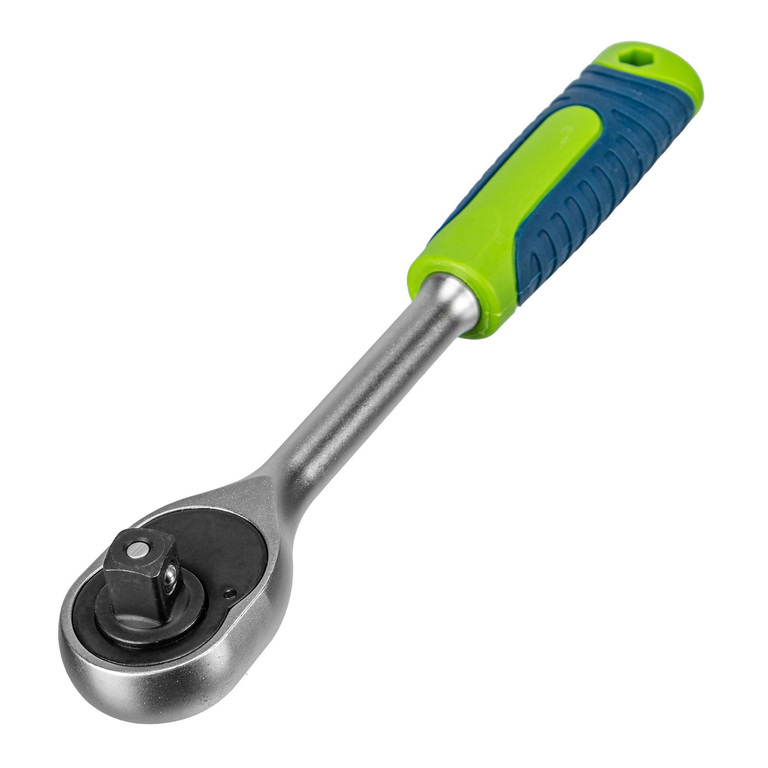 Ключ-трещотка 1/2", 45 зубьев, с быстрым сбросом, матовый хром Сибртех