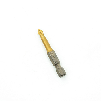 Бита Ritter WP PH 1x50 мм (TiN покрытие, сталь S2) (1шт. в блистерной упаковке)  Бита Ritter WP PH 1x50 мм (TiN покрытие, сталь S2) (1шт. в блистерной упаковке)
