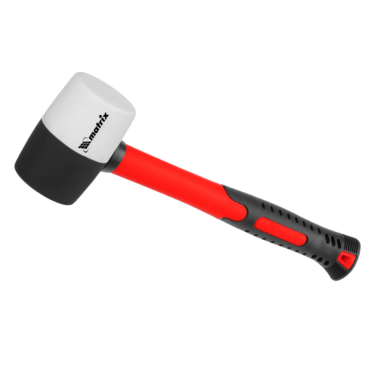 Киянка резиновая, 225 г, черно-белая резина, фибергласовая рукоятка Matrix Киянка резиновая, 225 г, черно-белая резина, фибергласовая рукоятка Matrix