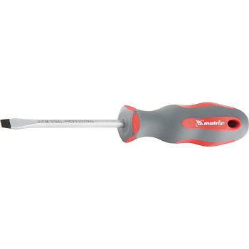 Отвертка Profi, SL6.5 х 200 мм, SVСM, двухкомпонентная рукоятка Matrix Отвертка Profi, SL6.5 х 200 мм, SVСM, двухкомпонентная рукоятка Matrix