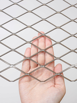 Сетка "Железный слон" ромб 60х30 пер. 1.5х3мм 1250х6000 стальная