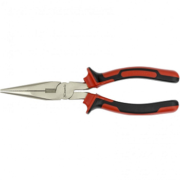 Длинногубцы прямые Nickel, 200 мм, никелированные, двухкомпонентные рукоятки Matrix Длинногубцы прямые Nickel, 200 мм, никелированные, двухкомпонентные рукоятки Matrix