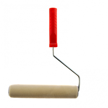 Валик "ВЕЛЮР" PRO, 250 мм, ворс 4 мм, D 40 мм, D ручки - 6мм, шерсть 50%, полиакрил 50%// MTX