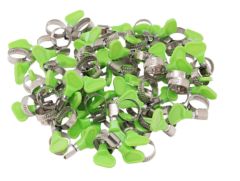 Хомуты металлические элемент крепления с формой ключа 20-32 мм, 50 штук в упаковке Сибртех