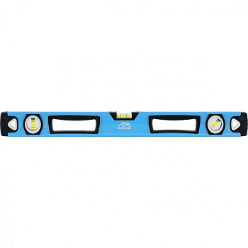 Уровень алюминиевый, двуручный, 1200 мм, профиль 1,6 мм, фрезеров, ударопрочные заглушки, 3 глазка Барс