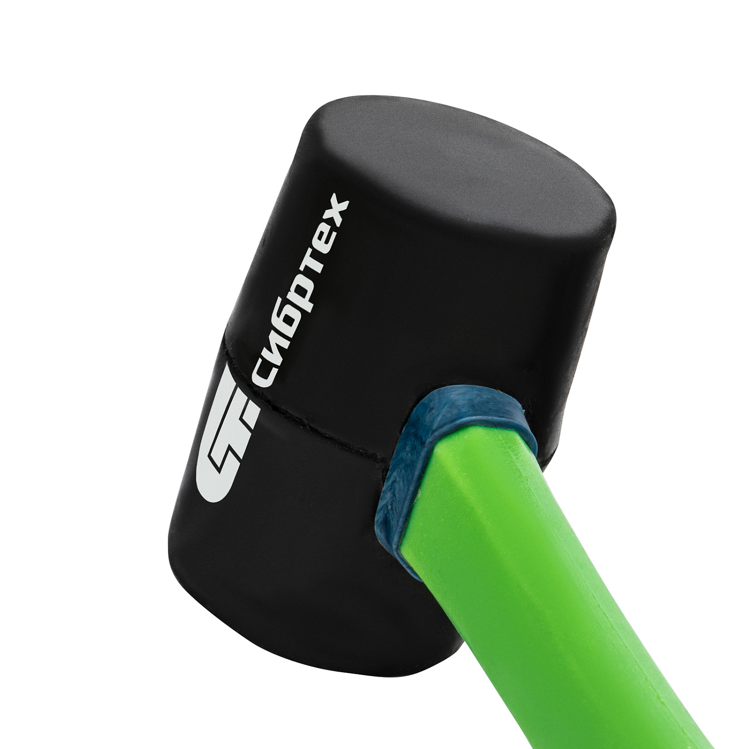 Киянка резиновая, 225 г, черная резина, фибергласовая рукоятка Сибртех Киянка резиновая, 225 г, черная резина, фибергласовая рукоятка Сибртех