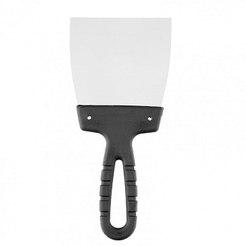 Шпательная лопатка из нержавеющей стали, 100 мм, пластмассовая ручка//Sparta