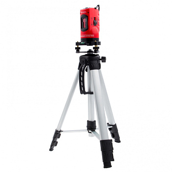 Уровень лазерный самовыравнивающийся, 150 мм, штатив 1150 мм, набор в пластиковом кейсе Matrix