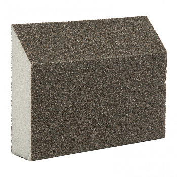 Губка для шлифования, 120 х 90 х 25 мм, трапеция, мягкая, P 100 Matrix