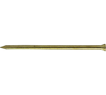 Финишные гвозди 1,2x35 латунь (5 кг)